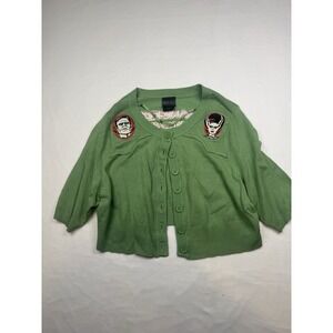 Torrid Universal Monsters Punk Gothic Bride of Frankenstein Cardigan Shrug 6X